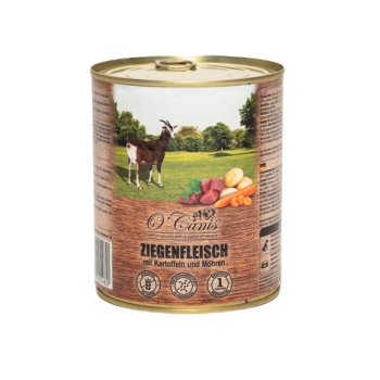 O'CANIS Koza z ziemniakami, pietruszką i marchewką - mokra karma dla psa - 800 g