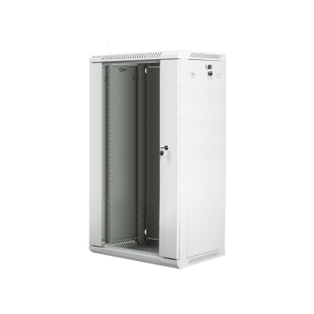Szafa rack Lanberg WF01-6422-10S (22U; 1080mm / 600mm / 450 mm; wisząca; Szklane; 19''; kolor szary)