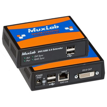 MUXLAB EXTENDER KIT DVI/USB 2.0 HDBASE T (500391)