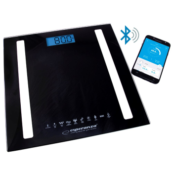 Waga z funkcją bluetooth Esperanza EBS016K (kolor czarny)
