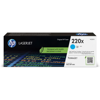 HP Oryginalnym wkładem z błękitnym tonerem 220X LaserJet