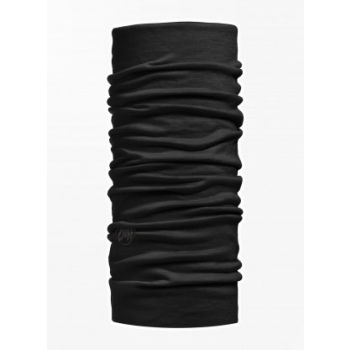 BUFF Chusta wielofunkcyjna MERINO LIGHTWEIGHT dla dorosłych SOLID BLACK
