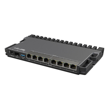 Router Mikrotik RB5009UPr+S+IN Total Ethernet  Ports:9; Architecture:ARM 64bit; CPU core:4