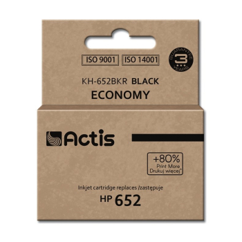 Actis KH-652BKR Tusz (zamiennik HP 652 F6V25AE; Standard; 15 ml; 650 stron, czarny)