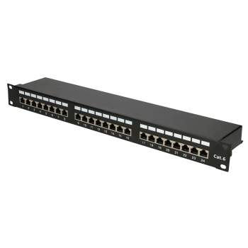 Patch panel Extralink  EX.9830 (1U; kat. 5e; 24xRJ-45)
