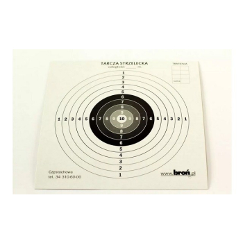 Tarcze papierowe 14x14 cm 100 szt.