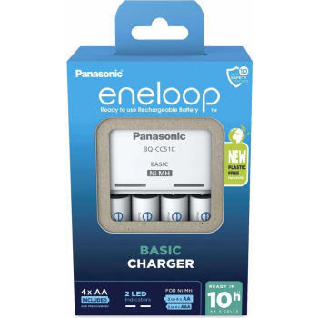 ŁADOWARKA PANASONIC BASIC + 4x AA ENELOOP 2000 mAh