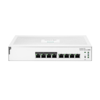 Aruba Instant On 1830 8G 4p Class4 PoE 65W Zarządzany L2 Gigabit Ethernet (10/100/1000) Obsługa PoE 1U