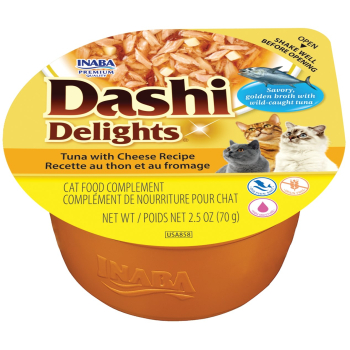 INABA CAT DASHI DELIGHTS TUNA WITH CHEESE 70g