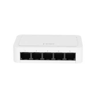 GEMBIRD SWITCH DESKTOP 5-PORTOWY GIGABIT LAN (5X 10/100/1000MBPS) BIAŁY