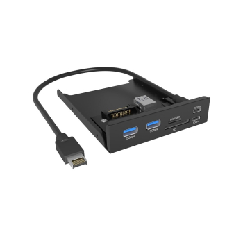 Frontplatte IcyBox fĂĽr 3,5" Einschub