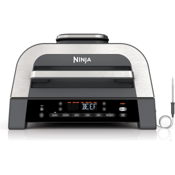 NINJA | Grill i frytownica powietrzna 6 w 1 MAX | DG551EU | 3,8 L | Liczba programów 6 | Srebrny/