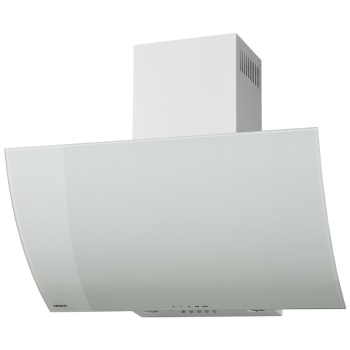 Okap kominowy AKPO WK-4 Clarus 60 Biały (600mm; front gięte białe szkło)
