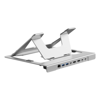 CONCEPTRONIC Notebook Halterung + 7-in-1 Docking      silber
