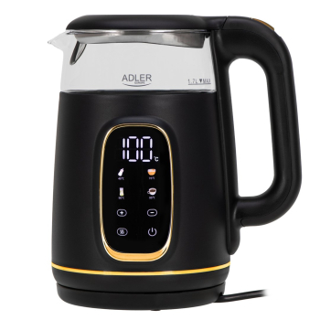 Czajnik elektryczny ADLER AD 1305 czarno-złoty