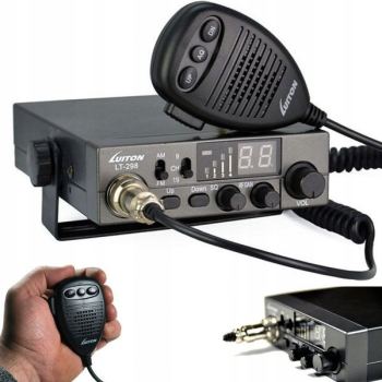 CB Radio LUITON LT-298 ASQ 12V/24V z wtykiem do zapalniczki