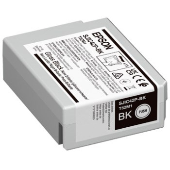 Epson SJIC42P-BK nabój z tuszem 1 szt. Oryginalny Czarny