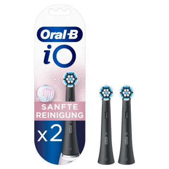 O gentle cleaning set of 2, brush head (black)
