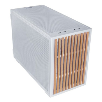 Lian Li B4-mATX Wood Mini Tower Biały, Drewno