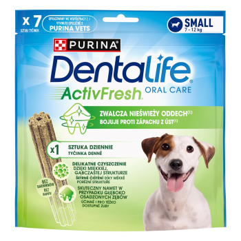 PURINA Dentalife Active Fresh Small - przekąska dentystyczna dla psa - 115 g