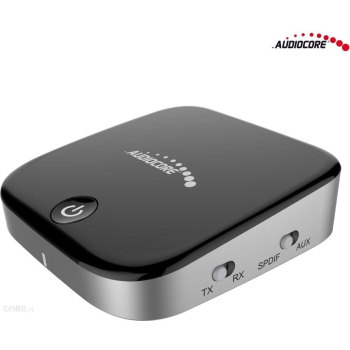 Adapter AUDIOCORE AC830 (Jack - Micro USB ; kolor czarno-srebrny)