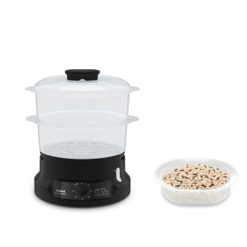 TEFAL | Food Steamer | VC139810 | Black | 800 W | Capacity 6 L | Number of baskets 2