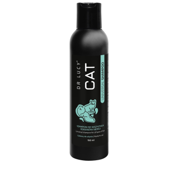 DR LUCY - CAT UNIVERSAL SHAMPOO 150 ML DELIKATNY, NAWILŻAJĄCY SZAMPON DLA KAŻDEGO RODZAJU SIERŚCI KOTA