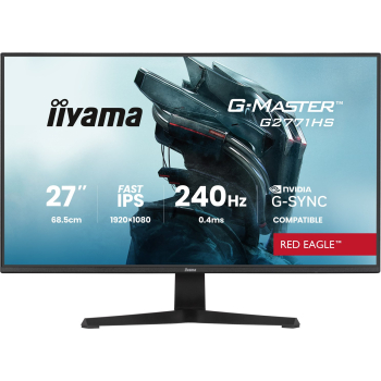 iiyama G-Master G2771HS-B1 27" Fast-IPS - Płaski ekran - 27"
