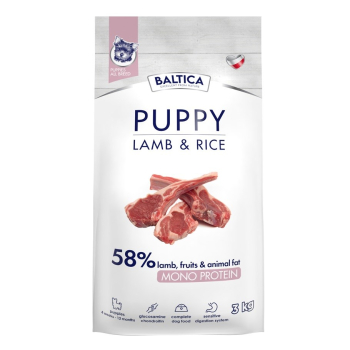 BALTICA NUTRACEUTIC Hypoallergenic Puppy Lamb & Rice S / M / L  3kg