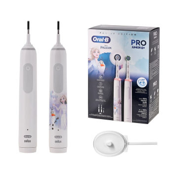 Zestaw 2 szczoteczek Oral-B 3 3000 i Junior Frozen