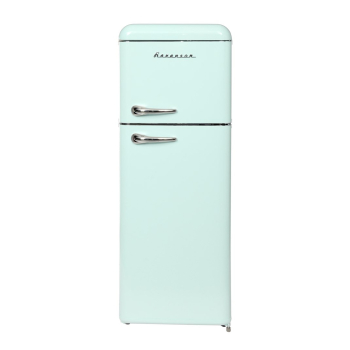 Lodówka Retro Ravanson LKK-210RM 545 x 585 x 1470 mm | 160l | klasa E | miętowy