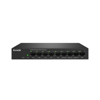 Tenda G0-8G-PoE ruter Gigabit Ethernet Czarny