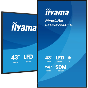 Monitor IIYAMA 108cm (42,5") LH4375UHS-B2AG 16:9 2xHDMI+3xDP+2xUSB