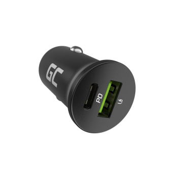 GREEN CELL ŁADOWARKA SAMOCHODOWA GC POWERRIDE NANO38 38W 6A 1X USB-C 1X USB-A