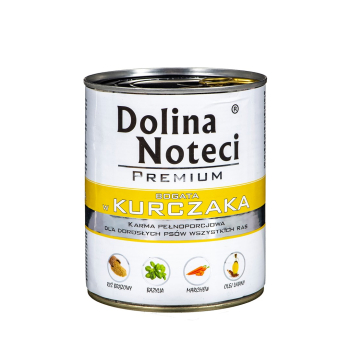 DOLINA NOTECI Premium bogata w kurczaka - mokra karma dla psa - 800g