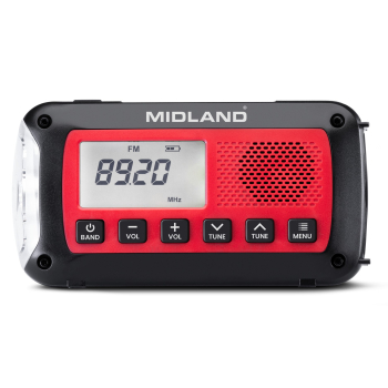 Radio alarmowe Midland ER100 z akumulatorem 2600mAh