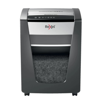 Rexel Niszczarka Momentum M515, P-5, 30L, 15 kartek,  tnie na ścinki 2 x 15 mm, czarna