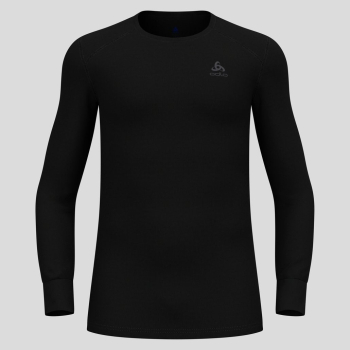 Koszulka męska Odlo BL TOP crew neck l/s ACTIVE WARM ECO roz. M Czarna