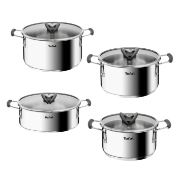 Zestaw garnków TEFAL Opti Space 8 elem. G7378S55