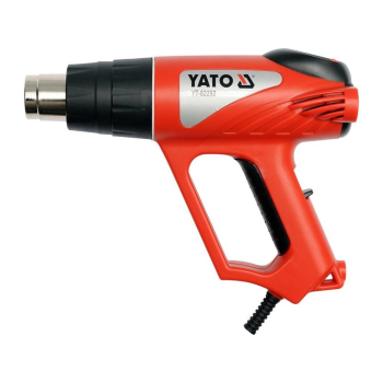 Yato YT-82292 opalarka Pistolet na gorące powietrze 500 l/min 550 °C 2000 W Czarny, Szary, Pomarańczowy