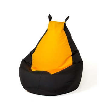 Pufa worek sako BATMAN czarny-żółty L 105x80