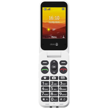 Doro Leva L30 4G, Gro?tastenklapphandy, graphit-wei?