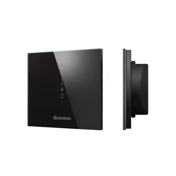 Panel multisensor - temperatura, wilgotność, ciśnienie atm., natężenie dźwięku, natężenie światła, CO2, TVOC, IR / TF-Bus / czarny szklany front