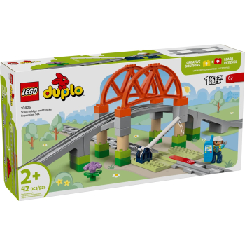 LEGO DUPLO TOWN 10426 Most i tory kolejowe - zestaw rozszerzający