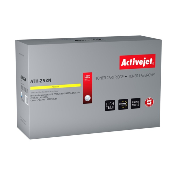 Activejet ATH-252N Toner (zamiennik HP 504A CE252A, Canon CRG-723Y; Supreme; 7000 stron; żółty)