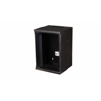 Equip 10" WandgehĂ¤use GlastĂĽr ECO 300x300mm       9U schwarz