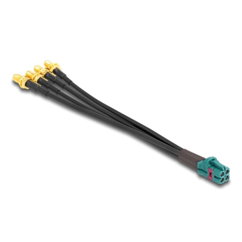 DELOCK Kabel mini FAKRA Z Buchse quad zu 4 x SMA Buchse TypA