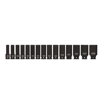Nasadki udarowe YT. 15 części 1/2" długość 1055 10-32mm
