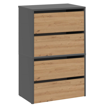 SZAFKA NA BUTY MODO X2 ANTRACYT/ARTISAN