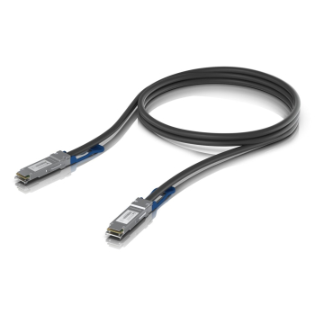 Ubiquiti UACC-DAC-QSFP28-1M kabel InfiniBand / światłowodowy Czarny